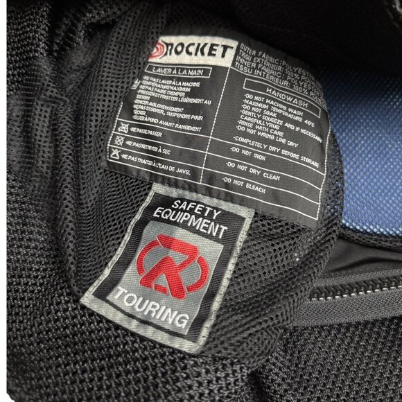 JOE ROCKET Protective Padded Mesh Motorcycle Biker Bomber Jacket Womens XL - Picture 7 of 7